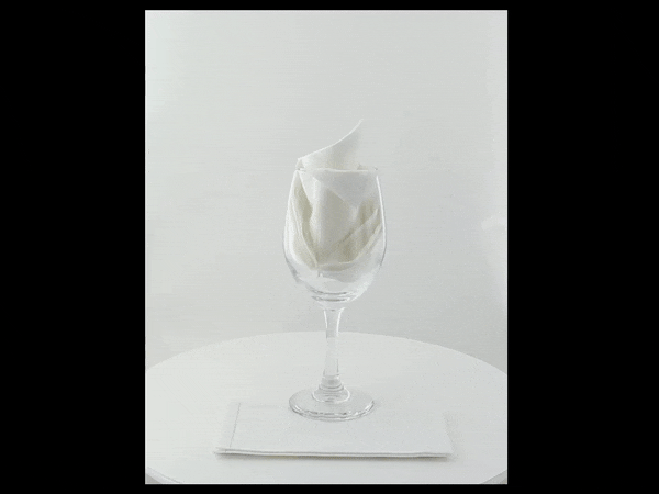 50pcs - Serviette de table coton blanc - 40 cm x 40 cm