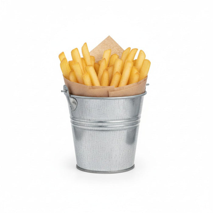 24pcs - Seau en métal avec anse - 90 ml - Ø 6,5 cm - H 6,5 cm