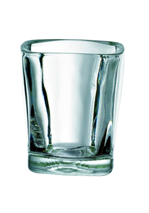 12pcs - Verre à shot carré "Quadra" - 50 ml - Ø 5 cm - H 6 cm