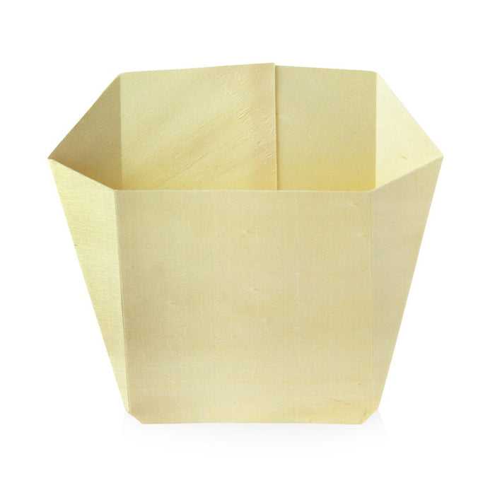 25pcs - Pochette à frites en bois - 12,8 cm x 4 cm x 13 cm