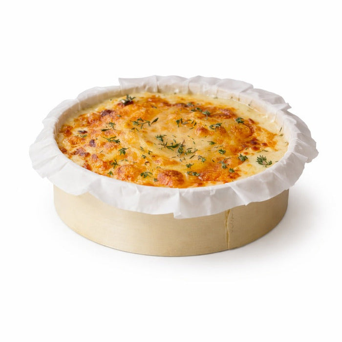 10pcs - Anneau de cuisson "Bake-a-ring" avec papier cuisson intégré - 490 ml - Ø 11,8 cm - H 4,7 cm