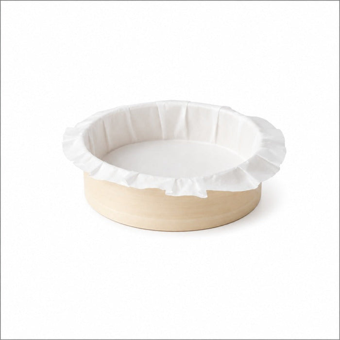 10pcs - Anneau de cuisson "Bake-a-ring" avec papier cuisson intégré - 630 ml - Ø 14 cm - H 4 cm