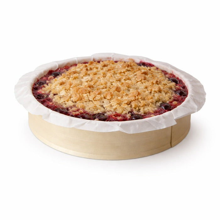 10pcs - 720ml Ø15,7cm H3,5cm - Anneau de cuisson "Bake-a-ring" avec papier cuisson intégré
