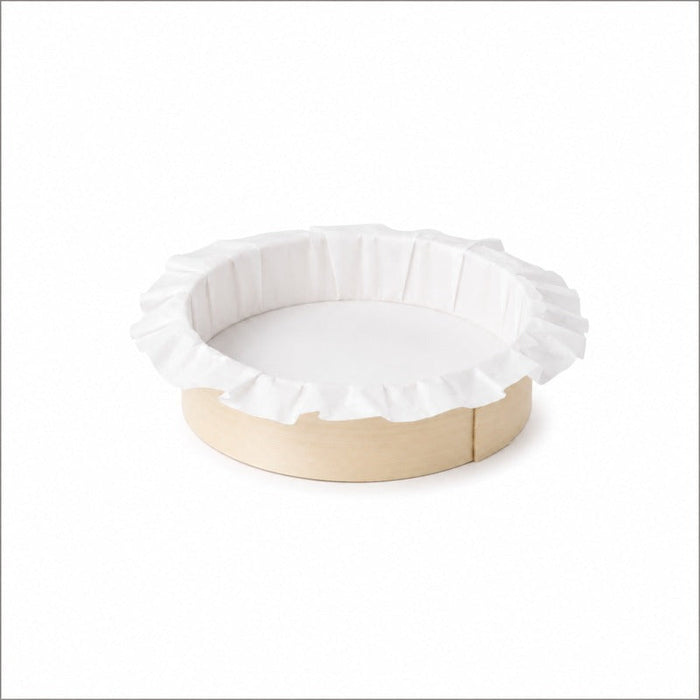 10pcs - 720ml Ø15,7cm H3,5cm - Anneau de cuisson "Bake-a-ring" avec papier cuisson intégré