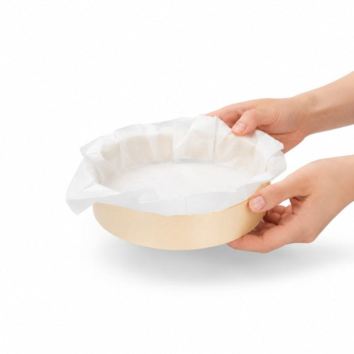 10pcs - Anneau de cuisson "Bake-a-ring" avec papier cuisson intégré - 910 ml - Ø 18 cm - H 3,5 cm