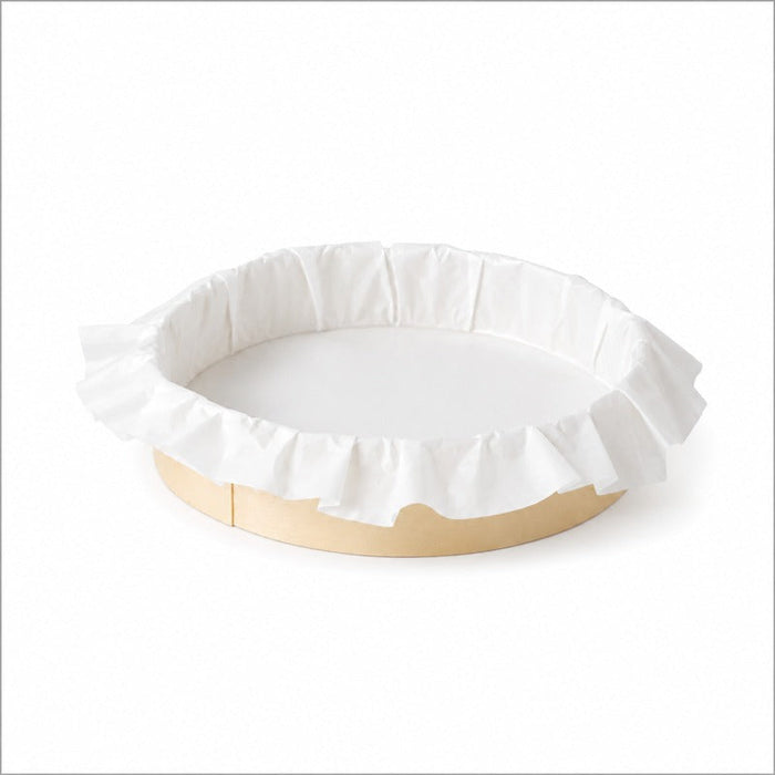 10pcs - Anneau de cuisson "Bake-a-ring" avec papier cuisson intégré - 910 ml - Ø 18 cm - H 3,5 cm