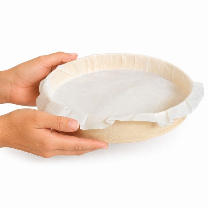 10pcs - Anneau de cuisson "Bake-a-ring" avec papier cuisson intégré - 1330 ml - Ø 23 cm - H 3,5 cm