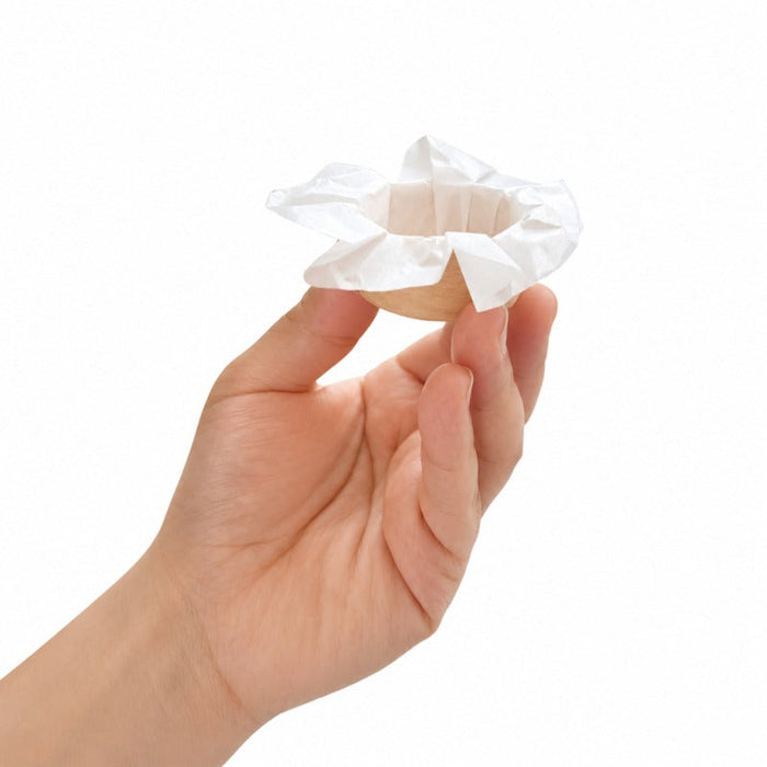 10pcs - Anneau de cuisson "Bake-a-ring" avec papier cuisson intégré - 20 ml - Ø 4,2 cm - H 1,8 cm