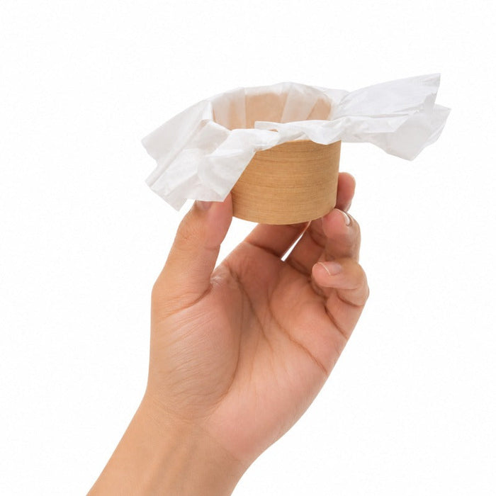 10pcs - Anneau de cuisson "Bake-a-ring" avec papier cuisson intégré - 58 ml - Ø 5,2 cm - H 3 cm