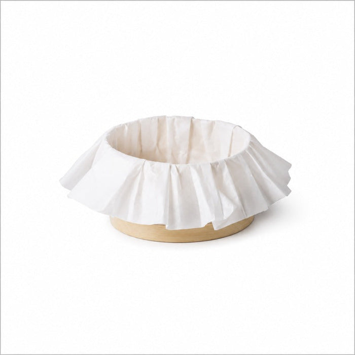10pcs - Anneau de cuisson "Bake-a-ring" avec papier cuisson intégré - 58 ml - Ø 5,2 cm - H 3 cm