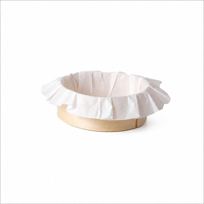 10pcs - Anneau de cuisson "Bake-a-ring" avec papier cuisson intégré - 150 ml - Ø 8,2 cm - H 3 cm