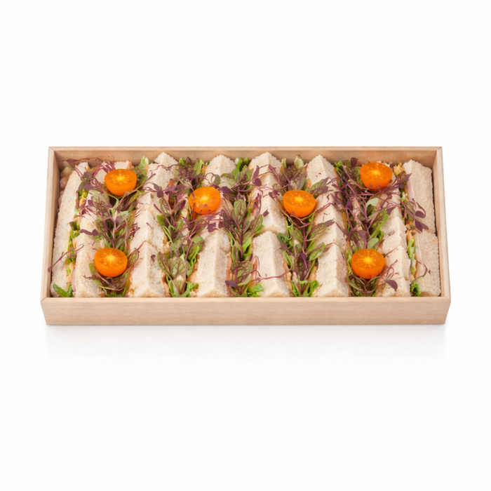 10pcs - Plateau repas bois rectangulaire "Noa" - 39 cm x 15 cm x 4 cm