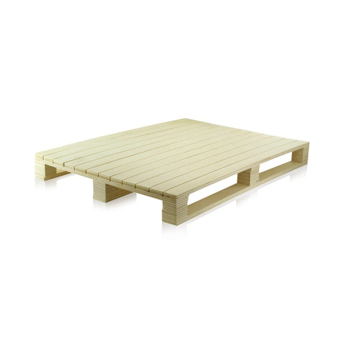6pcs - Mini palette bois - 40 cm x 30 cm x 4,3 cm