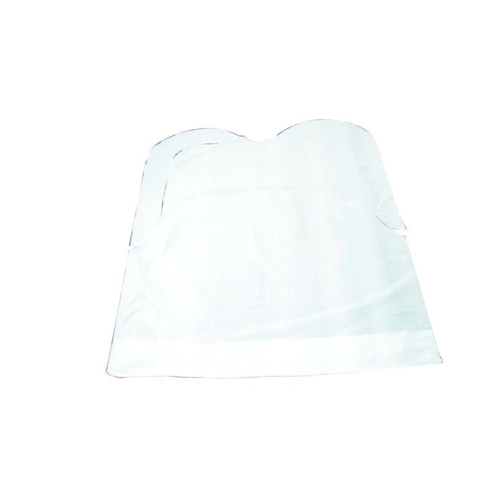 500pcs - 55x40cm - Bavoir en plastique PE avec poche
