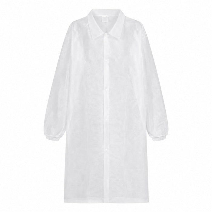 50pcs - taille XXL - Blouse visiteur en non-tissé blanc