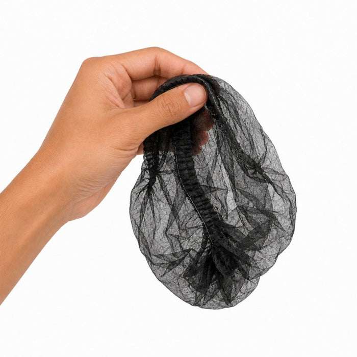100pcs - Ø48cm - Charlotte clip PP non tissé noire