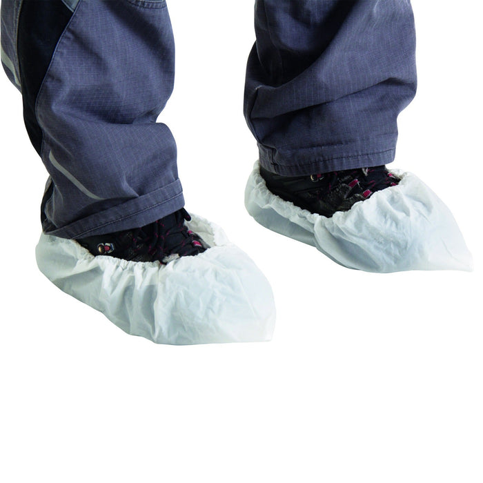 100pcs - 31x11cm - Surchaussure non tissé blanche