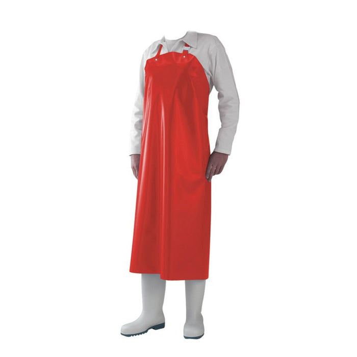 100pcs - 69x107cm - Tablier plastique PE rouge
