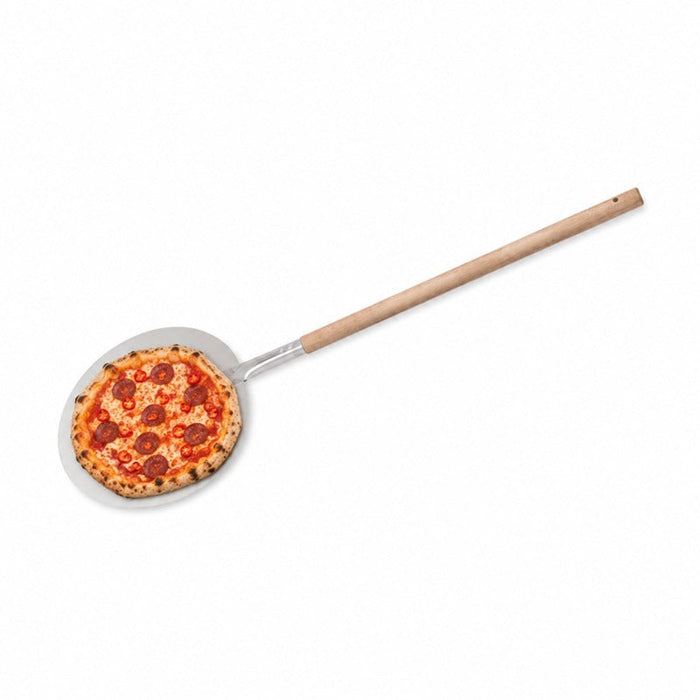 12pcs - Ø30,5cm L95cm - Pelle à pizza ronde avec poignée en bois