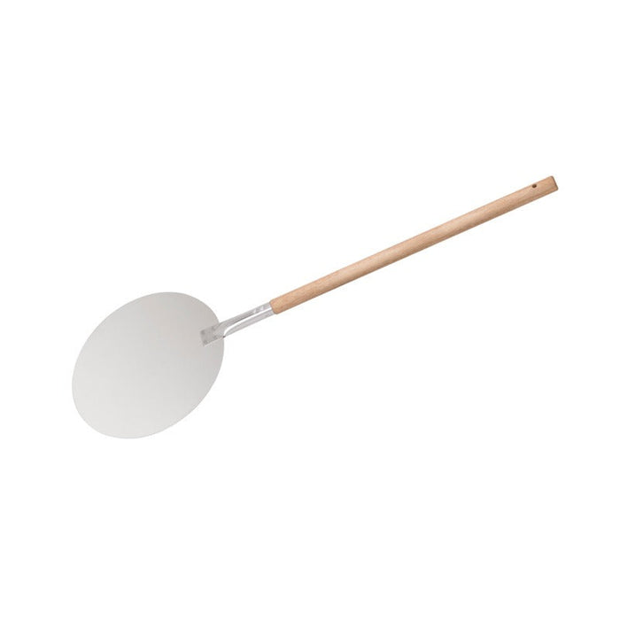 12pcs - Ø30,5cm L95cm - Pelle à pizza ronde avec poignée en bois