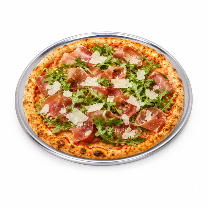 12pcs - Plateau pour pizza en aluminium - Ø 22,8 cm - H 0,8 cm