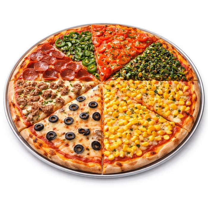 12pcs - Ø50,8cm H0,8cm - Plateau pour pizza en aluminium