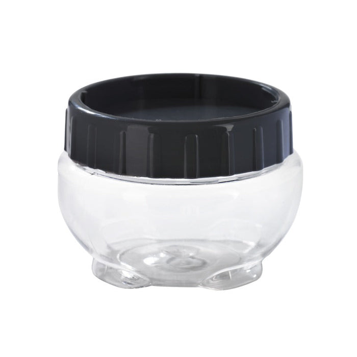 36pcs - Ø10cm H7cm - Bokolock - 430 ml PET avec couvercle gris