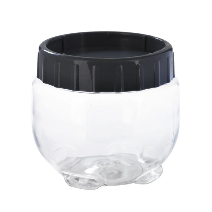 36pcs - Ø10cm H9cm - Bokolock - 550 ml PET avec couvercle gris