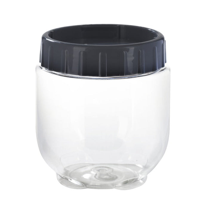 24pcs - Bokolock - 750 ml PET avec couvercle gris - Ø 10 cm - H 11 cm