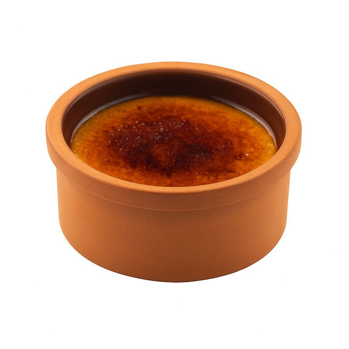 48pcs - Bol rond en terre cuite émaillé intérieur "Ceramik" - 150 ml - Ø 9,5 cm - H 4,5 cm