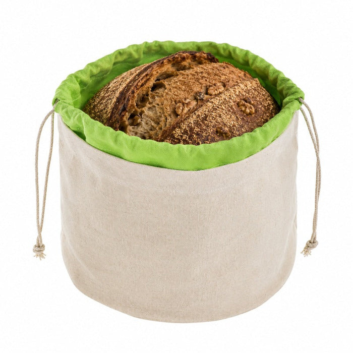 50pcs - Ø19cm H17cm - Panier à viennoiseries et pain en coton à fermeture en cordelette