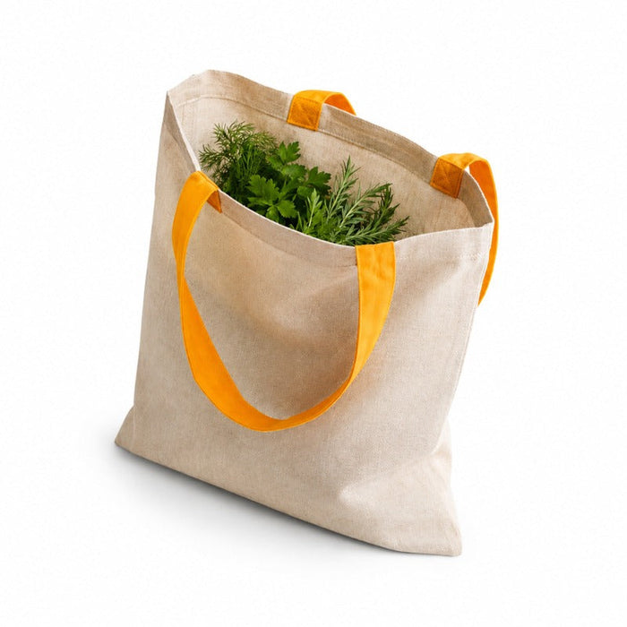 20pcs - Tote bag à anses jaunes - 23 cm x 30 cm