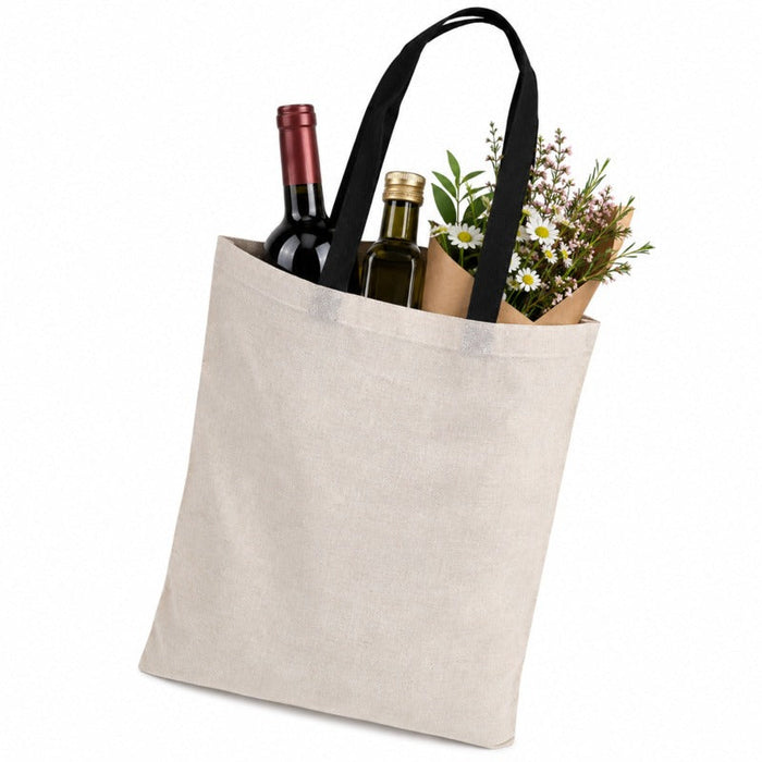 20pcs - Tote bag à anses noires - 38 cm x 45 cm