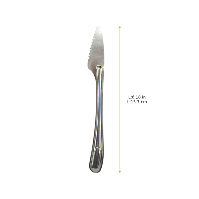 50pcs - Couteau de table inox avec étui - 15,9 cm