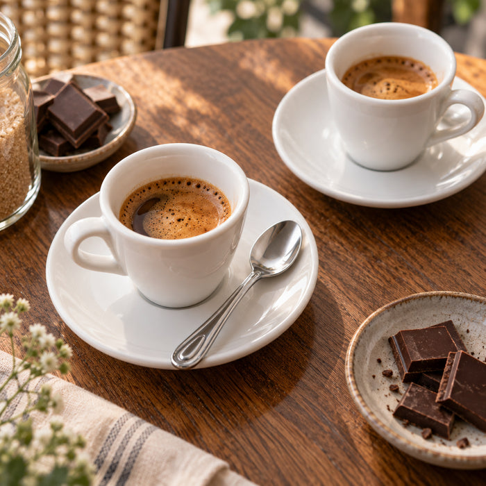50pcs - 12,8cm - Cuillère à café inox avec étui