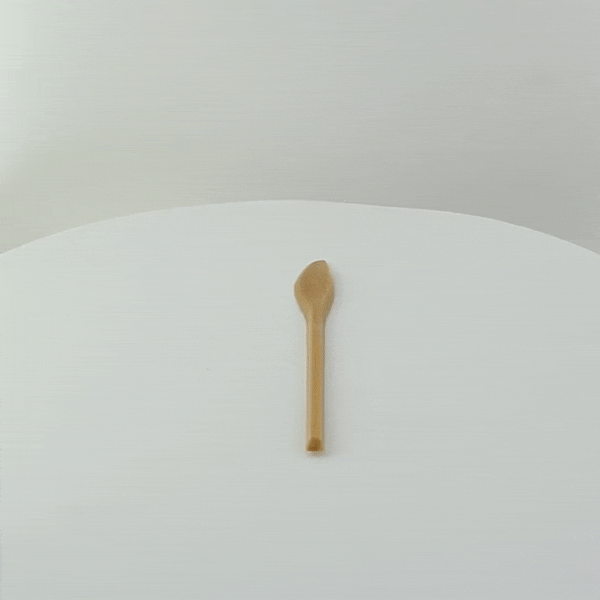 50pcs - 18cm - Couteau réutilisable bois composite