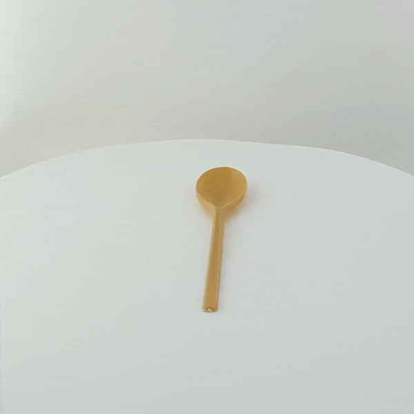 50pcs - 12,5cm - Cuillère à dessert réutilisable bois composite