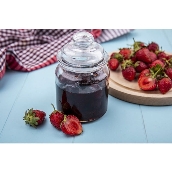 225pcs - Couvercle transparent dôme pour deli jar - Ø 6,9 cm - H 5,5 cm - Compatible avec 294DELI180, 294DELI250, 294DELI300, 294DELI400