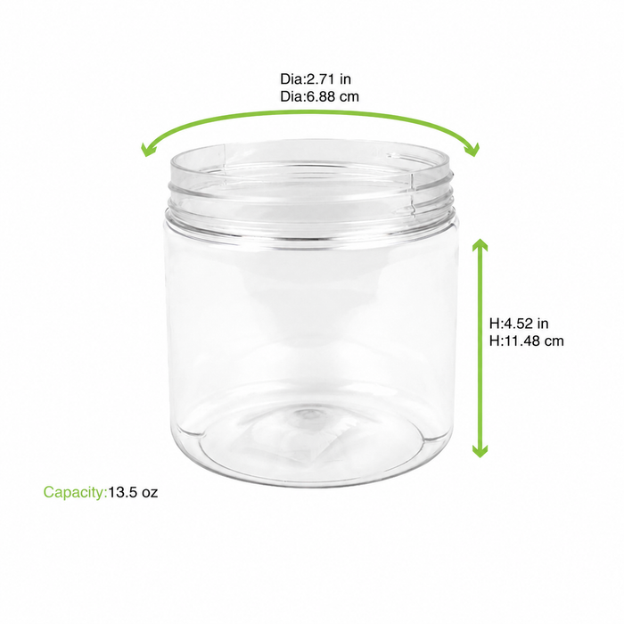 225pcs - 400ml Ø6,9cm H11,5cm - Bokotwist réutilisable PET