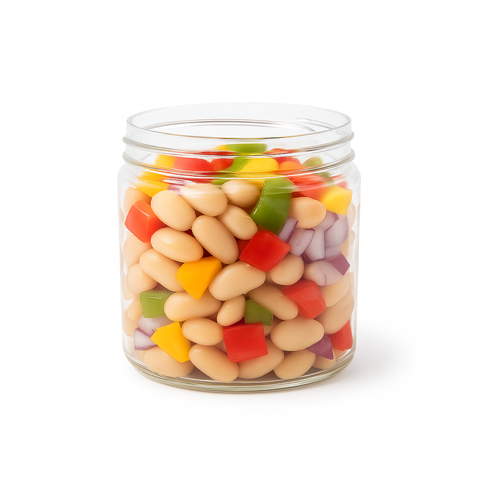 225pcs - 400ml Ø6,9cm H11,5cm - Bokotwist réutilisable PET