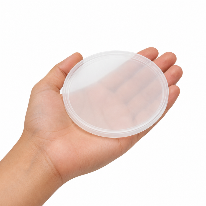 50pcs - Couvercle en PP injecté transparent pour pot "Deli" - Ø 11,9 cm