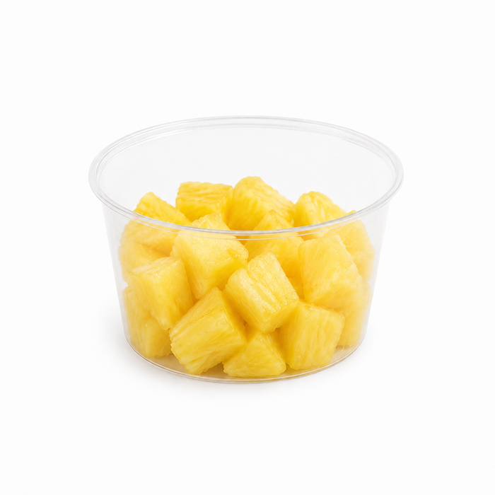 50pcs - Pot "Deli" rond en PP injecté transparent - 300 ml - Ø 11,7 cm - H 4 cm