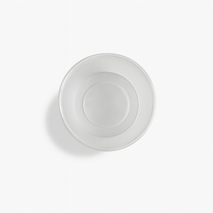 50pcs - Pot "Deli" rond en PP injecté transparent - 300 ml - Ø 11,7 cm - H 4 cm