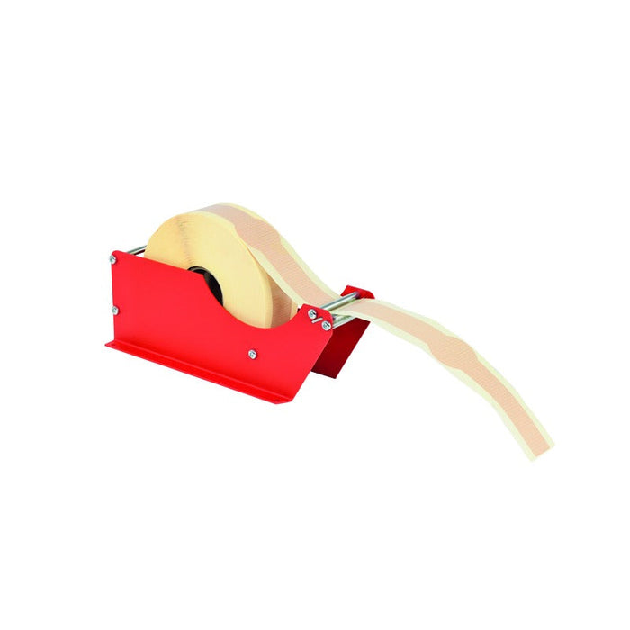 1pc - Distributeur manuel d'étiquettes adhésives rouge - 23 cm x 8,1 cm x 8,7 cm
