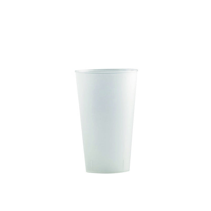 240pcs - Verre festival PP réutilisable - 330 ml - Ø 7,3 cm - H 11,8 cm