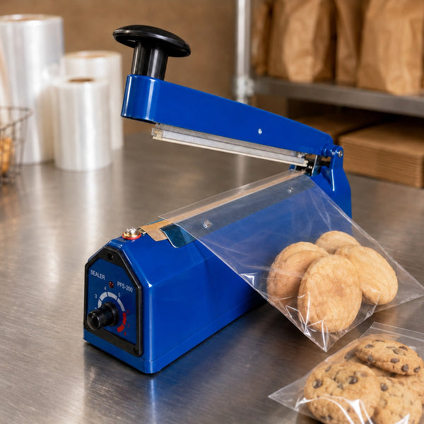 1pc - Scelleuse manuelle bleue "FirstCroq" - 38 cm x 10 cm x 18 cm