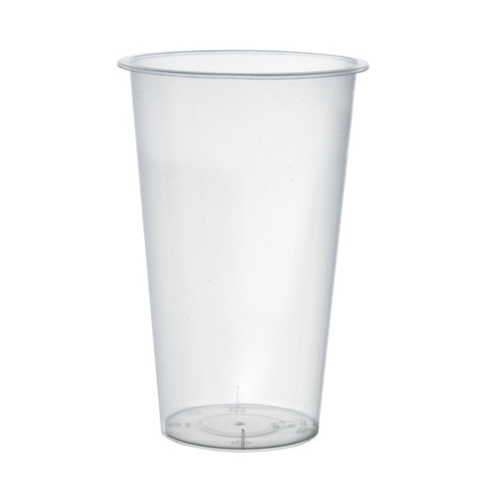 25pcs - Verre Bubble tea en PP injecté transparent - 500 ml - H 13,5 cm