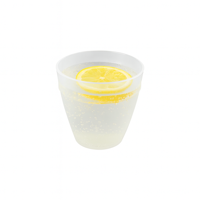 36pcs - 155ml Ø7cm H6,9cm - Verre Cupoly empilable en plastique PP réutilisable