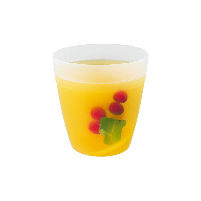 36pcs - Verre Cupoly empilable en plastique PP réutilisable - 256 ml - Ø 8,2 cm - H 7,5 cm