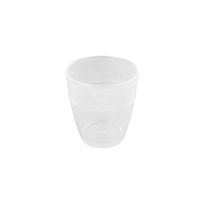 72pcs - Verre Cupoly empilable en plastique PP réutilisable - 88 ml - Ø 5,5 cm - H 6 cm